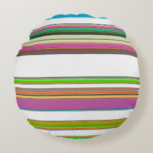 PRETTY STRIPES ROUND CUSHION