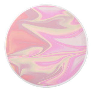 Pretty stylish modern elegant pink marble  ceramic knob