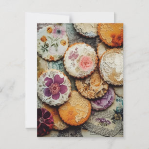 Pretty Sugar Cookies Postcard