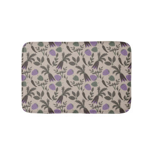 Pretty Summer Pattern Bath Mat