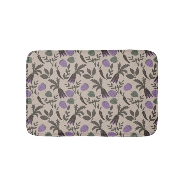 Pretty Summer Pattern Bath Mat (Front)