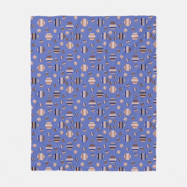 Pretty Summer Pattern Fleece Blanket (Front)