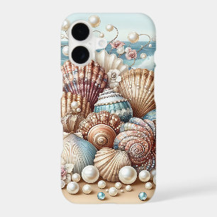 PRETTY SUMMER SEASHELLS AND PEARLS