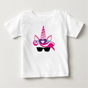 Pretty Summer Unicorn Baby T-Shirt