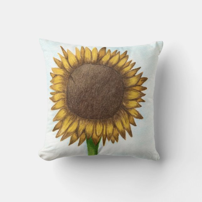 Pretty Sunflower Cushion (Front)