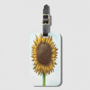 Pretty Sunflower Luggage Tag