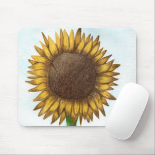 Pretty Sunflower Mouse Mat