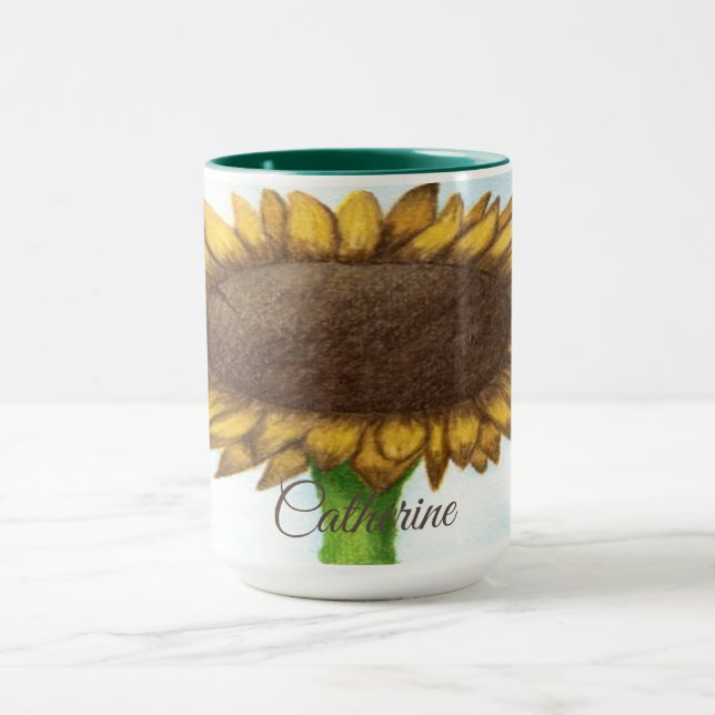 Pretty Sunflower Mug (Center)