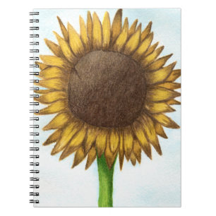 Pretty Sunflower Notebook