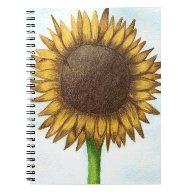 Pretty Sunflower Notebook (Front)
