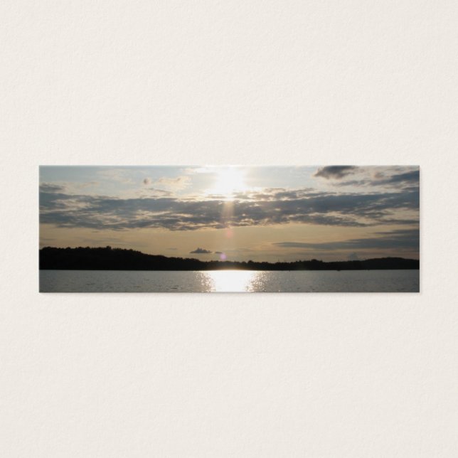 Pretty Sunset Bookmark (Front)