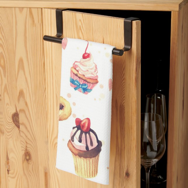 Pretty sweets kitchen towels (Thirds Fold)