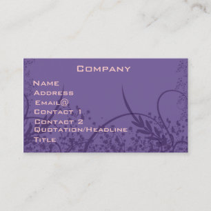 Pretty Swirly Profile Card