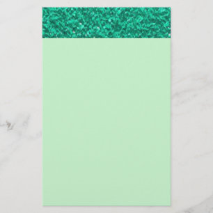 Pretty Teal Plaster Texture Stationery