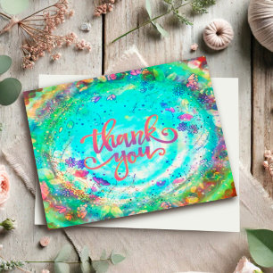 Pretty Thank You Card