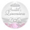 Pretty Tiara & Bow Pink Quinceanera Sticker