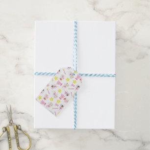 Pretty Tooth Fairy Magic Wand White Teeth Gift Tags