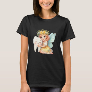 Pretty Tooth Fairy with Cute Tooth First Lost Toot T-Shirt