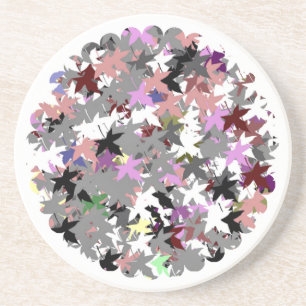 PRETTY TREE LEAVES COASTER
