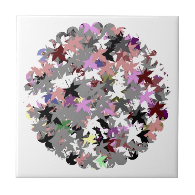 PRETTY TREE LEAVES TILE (Front)