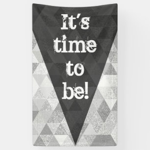 Pretty Triangle grunge Pattern II + your ideas Banner