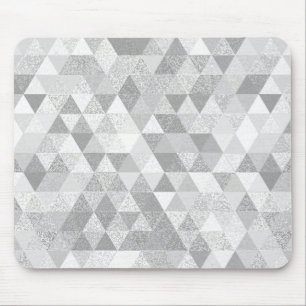 Pretty Triangle grunge pattern II + your ideas Mouse Mat