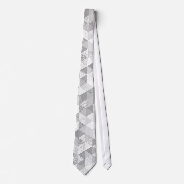 Pretty Triangle grunge pattern II + your ideas Tie (Front)