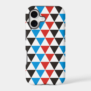 Pretty Triangle pattern black red blue + your idea