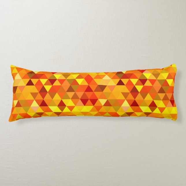 Pretty Triangle pattern I + your ideas Body Cushion (Front)