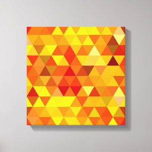 Pretty Triangle pattern I + your ideas Canvas Print