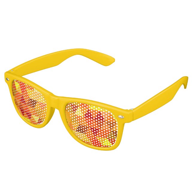 Pretty Triangle pattern I + your ideas Retro Sunglasses (Angled)