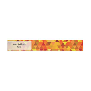 Pretty Triangle pattern I + your ideas Wraparound Address Label