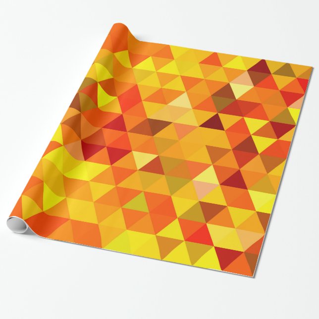 Pretty Triangle pattern I + your ideas Wrapping Paper (Unrolled)