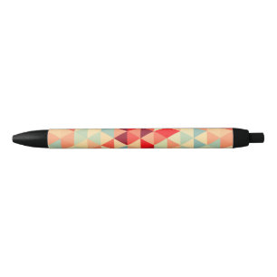 Pretty Triangle pattern II + your ideas Black Ink Pen