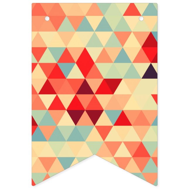 Pretty Triangle pattern II + your ideas Bunting (First Flag)