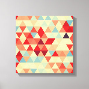 Pretty Triangle pattern II + your ideas Canvas Print