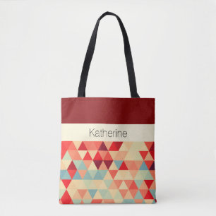 Pretty Triangle pattern II + your ideas Tote Bag