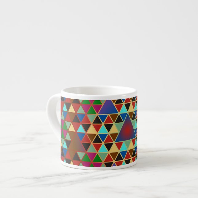 Pretty Triangle pattern III + your ideas Espresso Cup (Front Left)