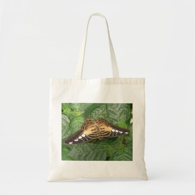 Pretty Tropical Clipper Butterfly Tote Bag (Front)