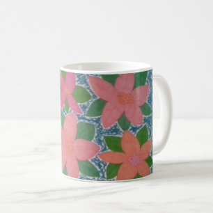 Pretty Tropical Flowers Mug