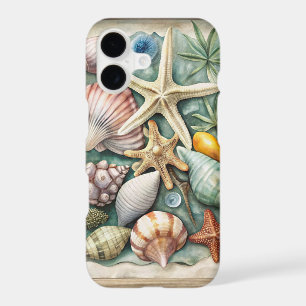 PRETTY TROPICAL SHARFISH AND SEASHELLS