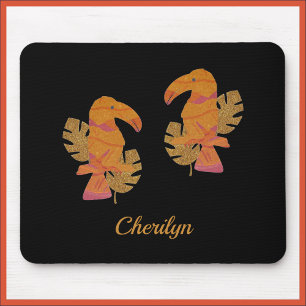 Pretty Tropical Toucan Mouse Mat
