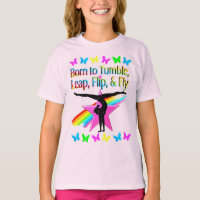 PRETTY TUMBLING GYMNAST GIRL