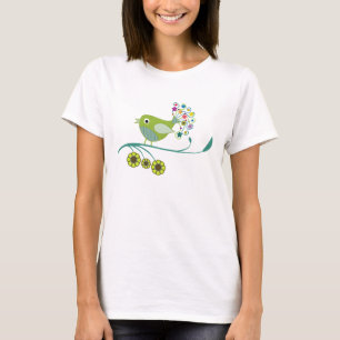 Pretty Tweet Whimsical Bird Men's T-Shirt