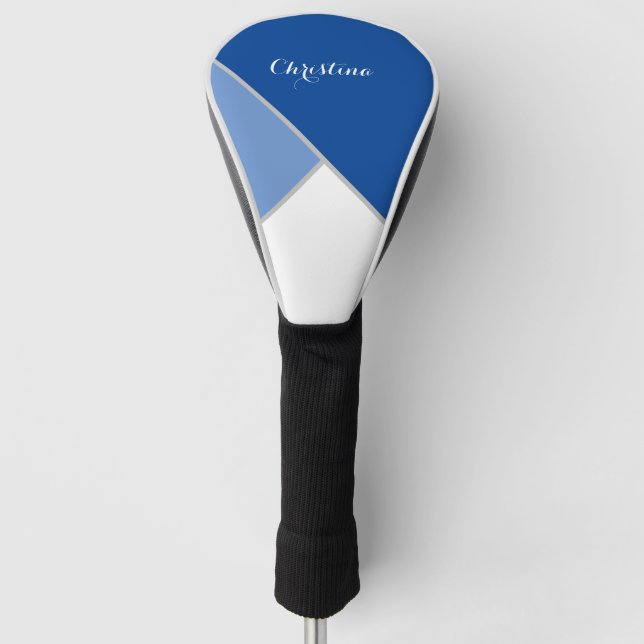 Pretty Two Tone Golf Club Cover (Front)