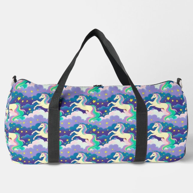 Pretty Unicorn Duffle Bag (Front)