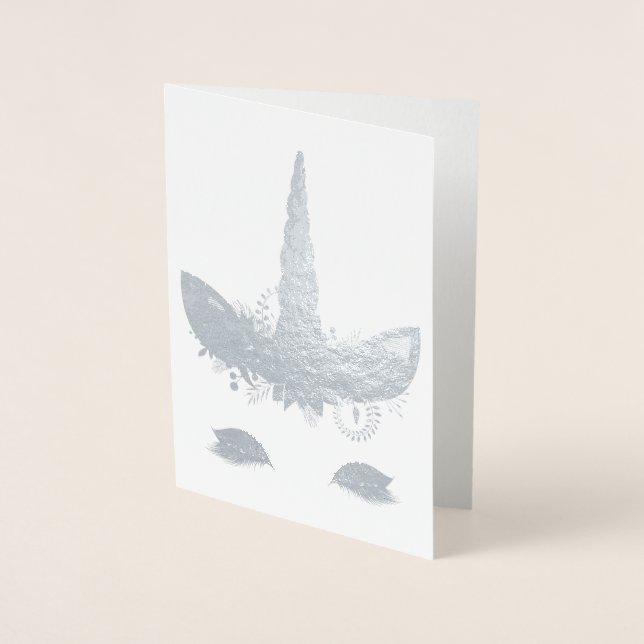 Pretty Unicorn Foil Card (Front)
