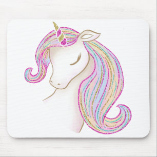 Pretty Unicorn Mouse Mat