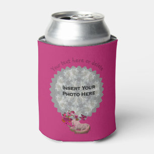 Pretty Unicorn Personalized Photo  Can Cooler
