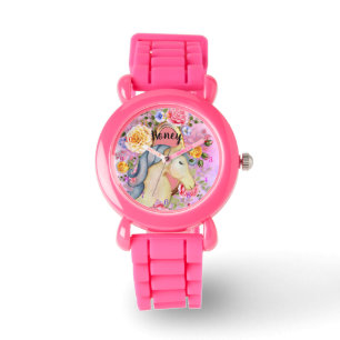 Pretty Unicorn Roses Named Girls Watch Pink Girly